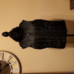COPY - Reversible Faux Fur Trimmed Puffer Vest